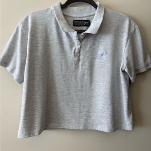 Kangol Cropped Polo Shirt